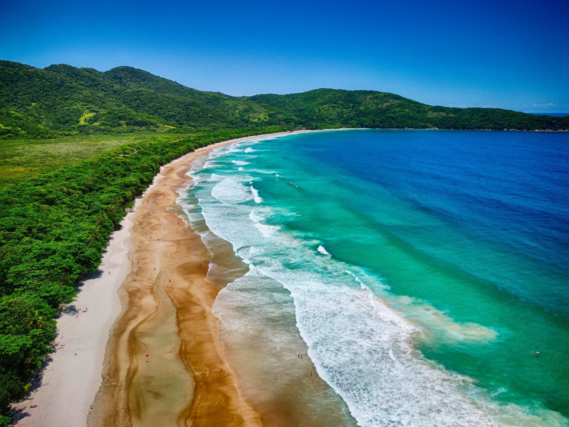 Praia de Lopes Mendes - Ilha Grande - Passeio de Escuna