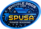 Logo for Shingle Pros USA Pressure washing service