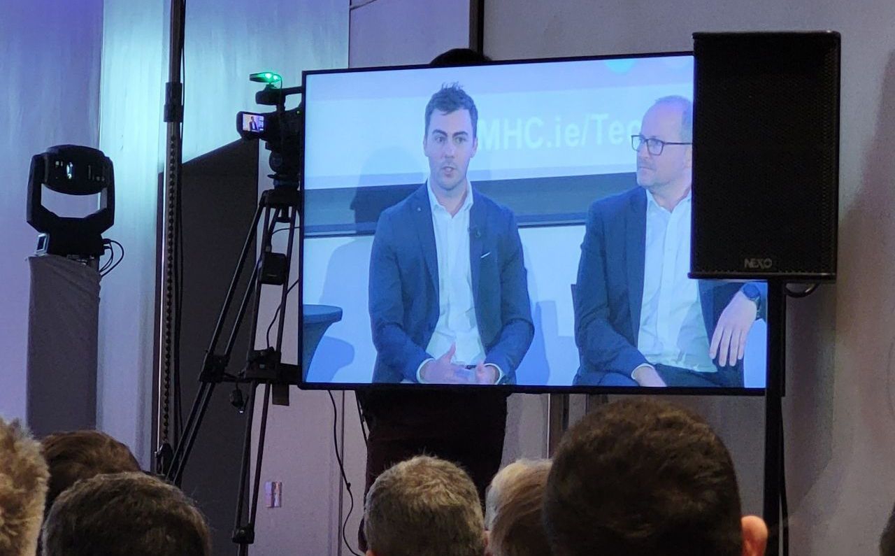 Graham Baitson on the Big Screen talking about the future of AI in relation to APIs