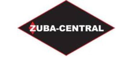 Le logo de zuba central est un losange noir avec une flèche rouge pointant vers le centre.