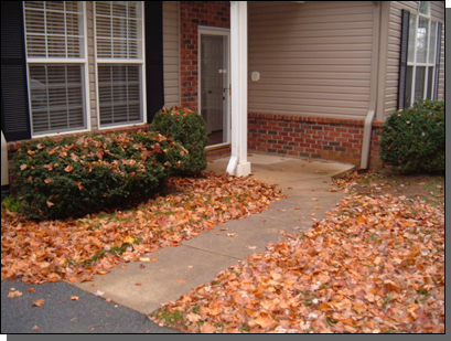 Before Stamped Concrete Walkway — Fletcher, NC — Cane Creek Concrete