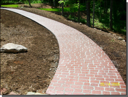 Cool Brick Floor Red Color — Fletcher, NC — Cane Creek Concrete