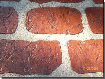Remarkable Custom Brick Red Color Broom Finish — Fletcher, NC — Cane Creek Concrete