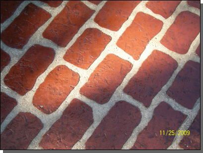 Special Custom Brick Floor Red Color — Fletcher, NC — Cane Creek Concrete