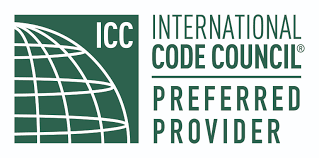 ICC International Code Council Preferred Provider logo in green and white