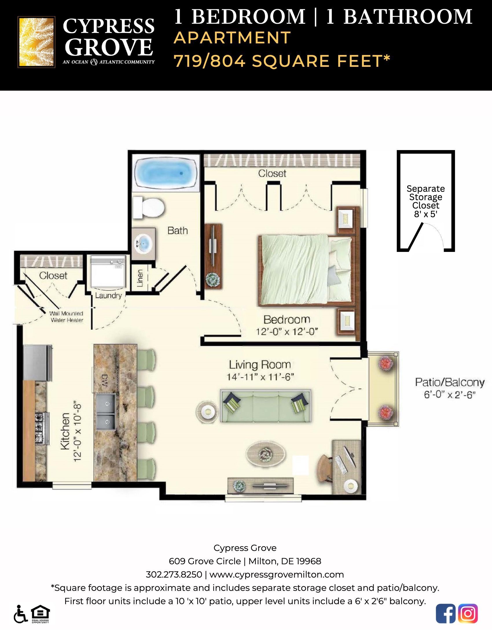 CG Unit Type F floor plan