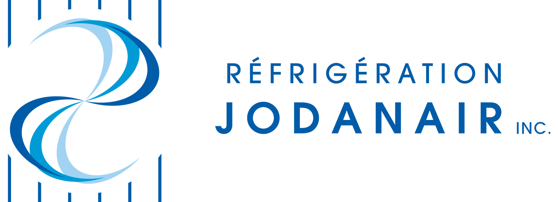 Un logo pour une entreprise appelée réfrigération jodanair inc.