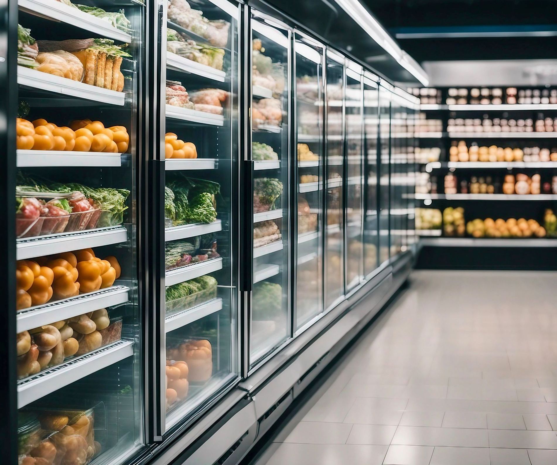 Une épicerie remplie de beaucoup de fruits et de légumes.