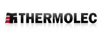 Le logo de thermolec est noir et rouge sur fond blanc.