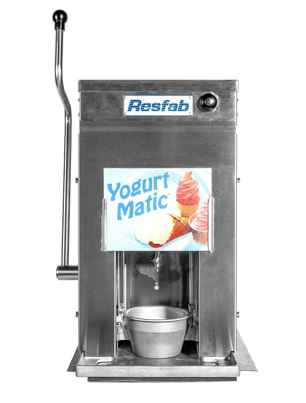 Une machine sur laquelle est écrit 