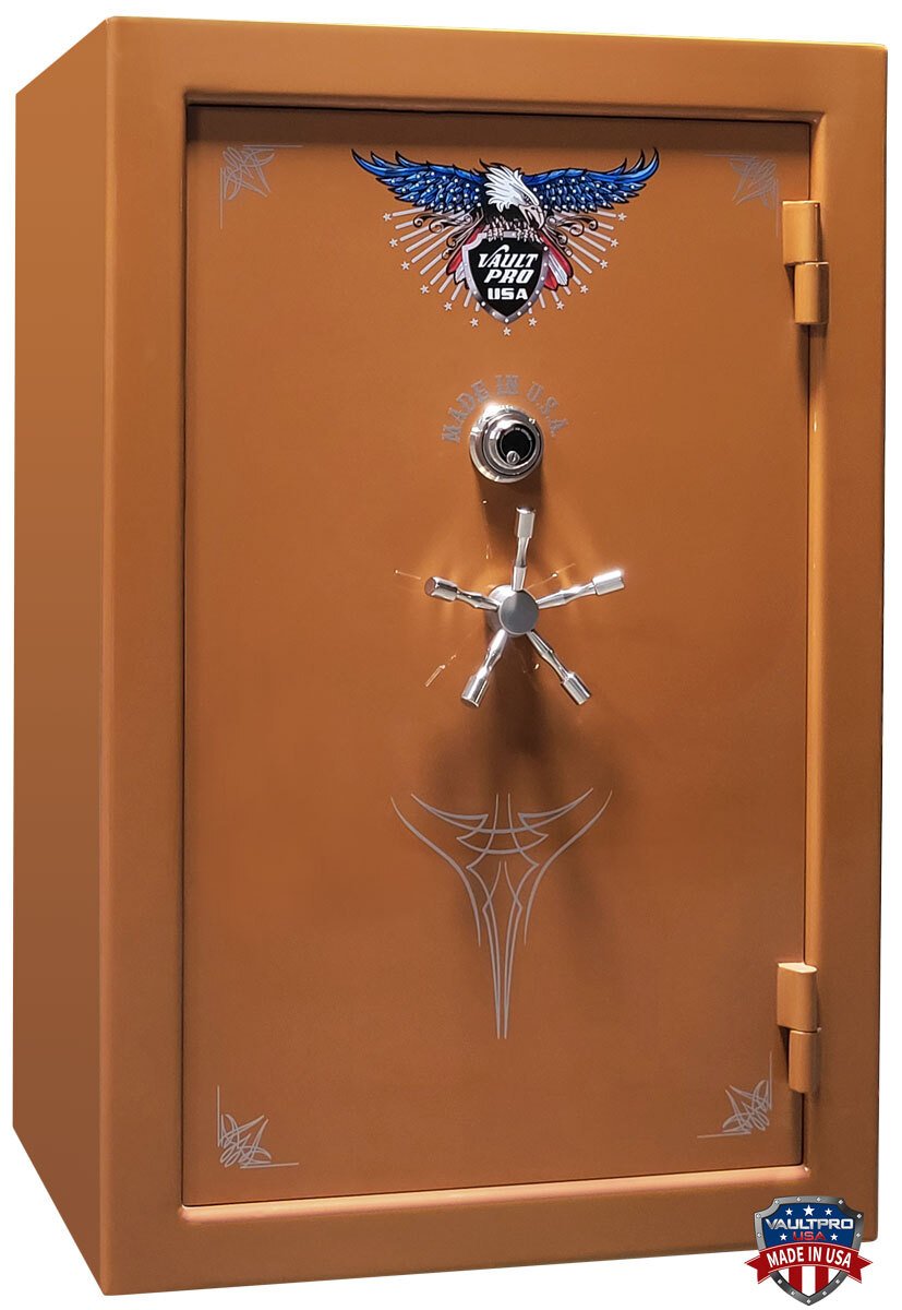 Mid size gun safe with large long gun capacity.
