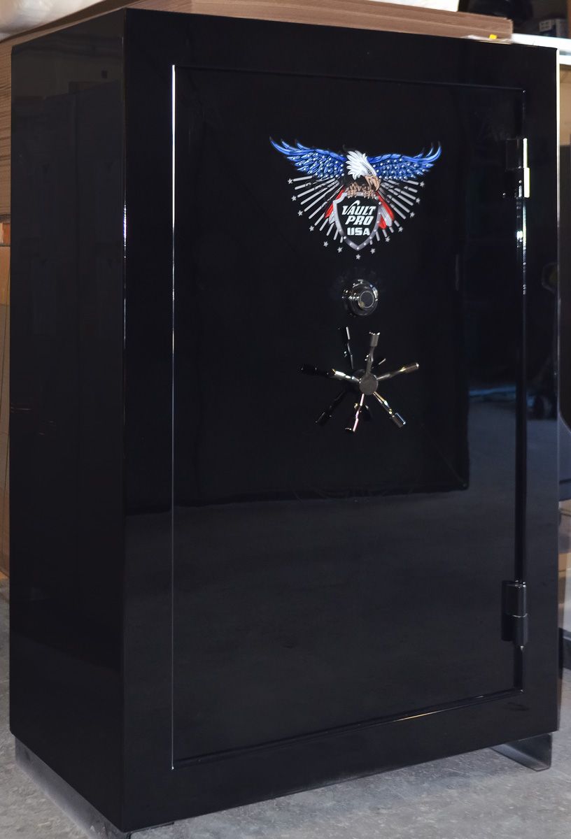 SE-750 Model safe by Vault Pro USA, with custom gloss black finish.