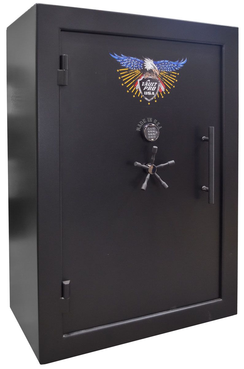 Large black safe made in the USA by Vault Pro