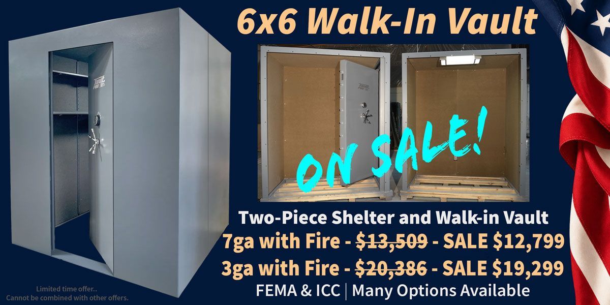 walk in vault room shelter sale