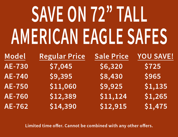 safes on sale price table