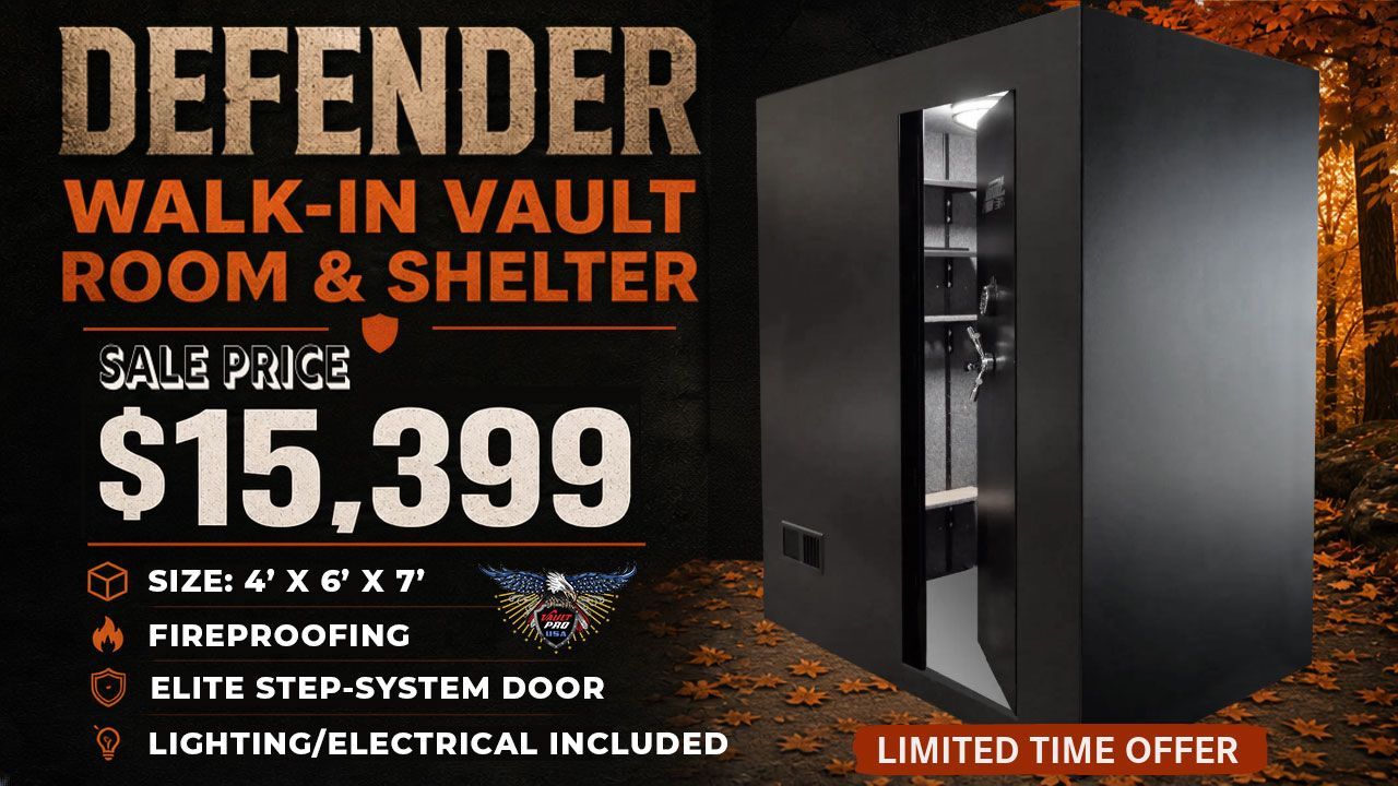 walk in vault and shelter on sale