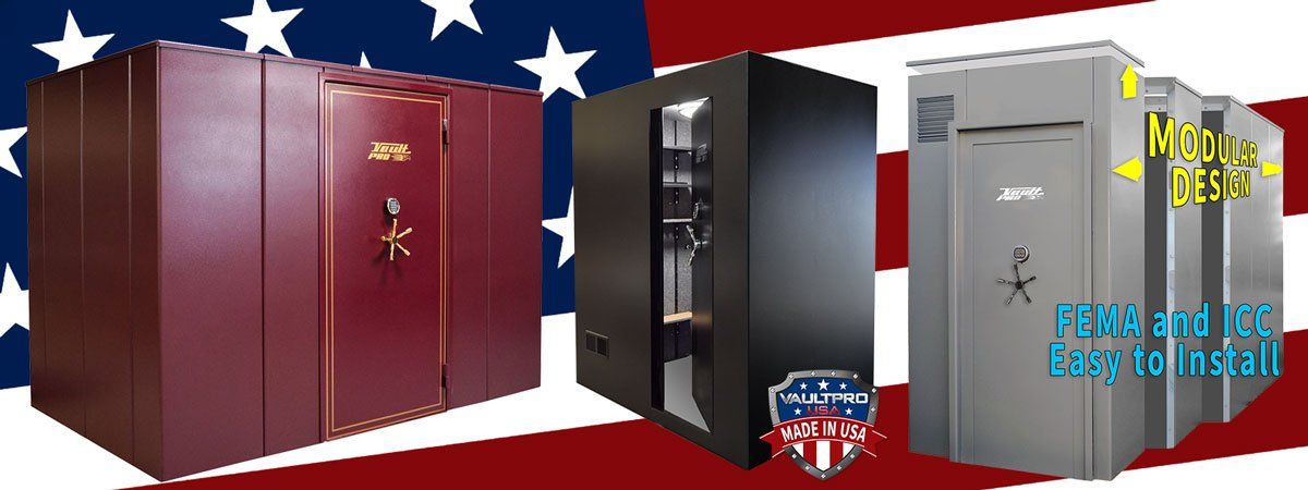 Vault doors, vault room doors, custom vault doors made in USA by Vault Pro USA