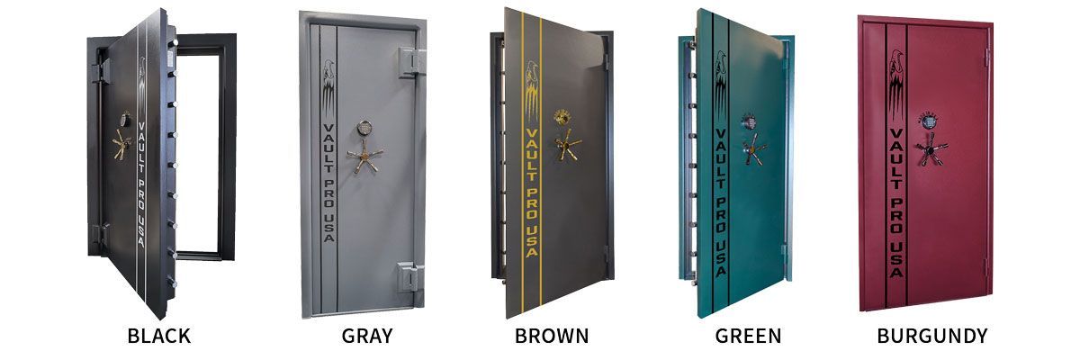 Standard texture vault door finishes