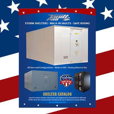 Click here to download 2022 Shelter Safe Room Catalog Storm shelter safe rooms, walk-in vaults made in USA