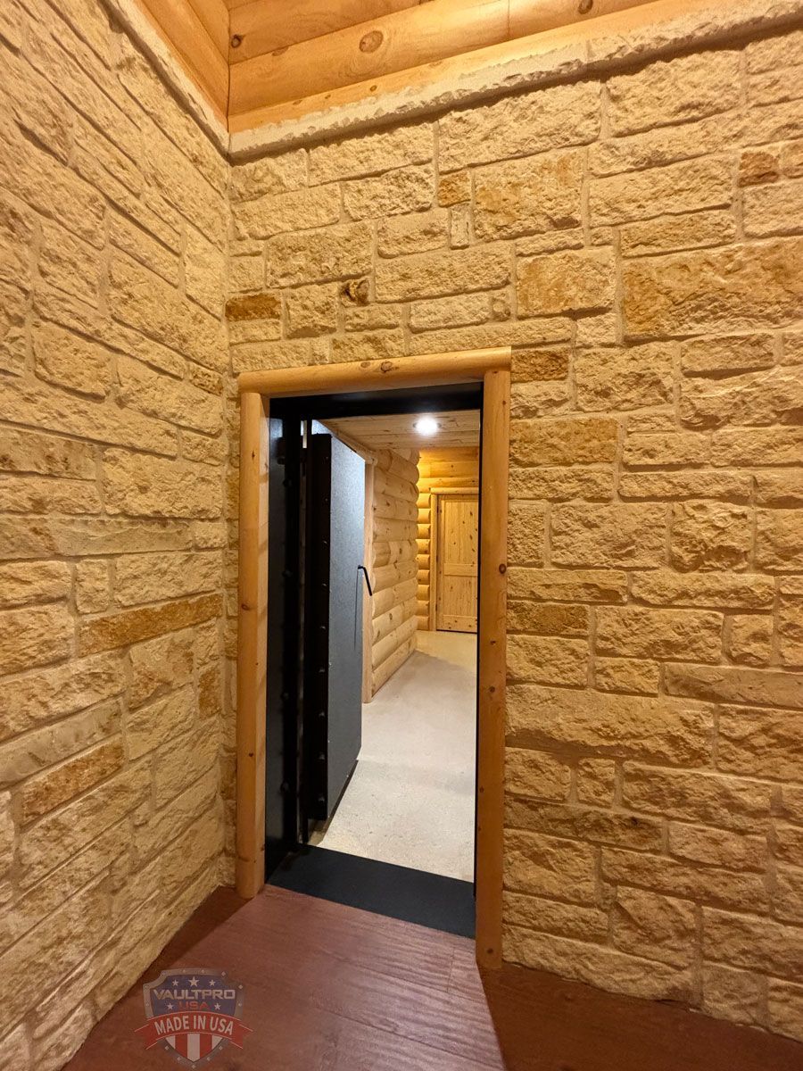 Hidden vault room door open showing interior