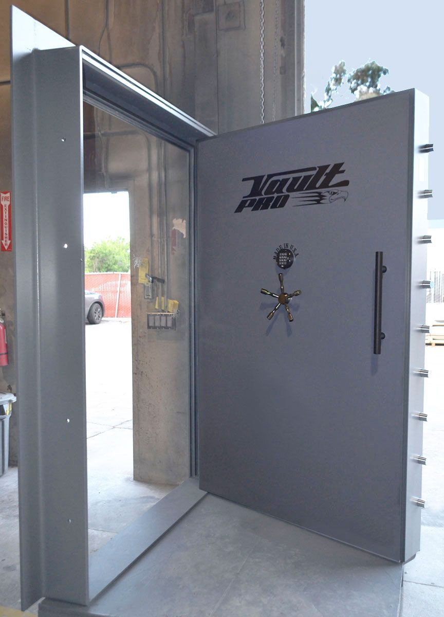 Very large heavy duty vault door made in America by Vault Pro USA