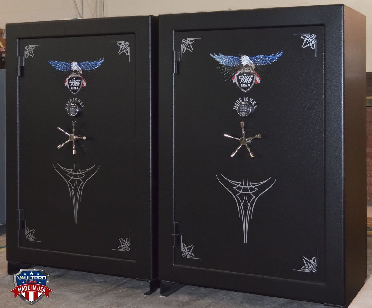 750 Model Safes in standard black finish.