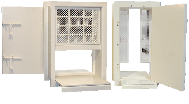 day gates and issue ports for vault doors made in USA by Vault Pro USA