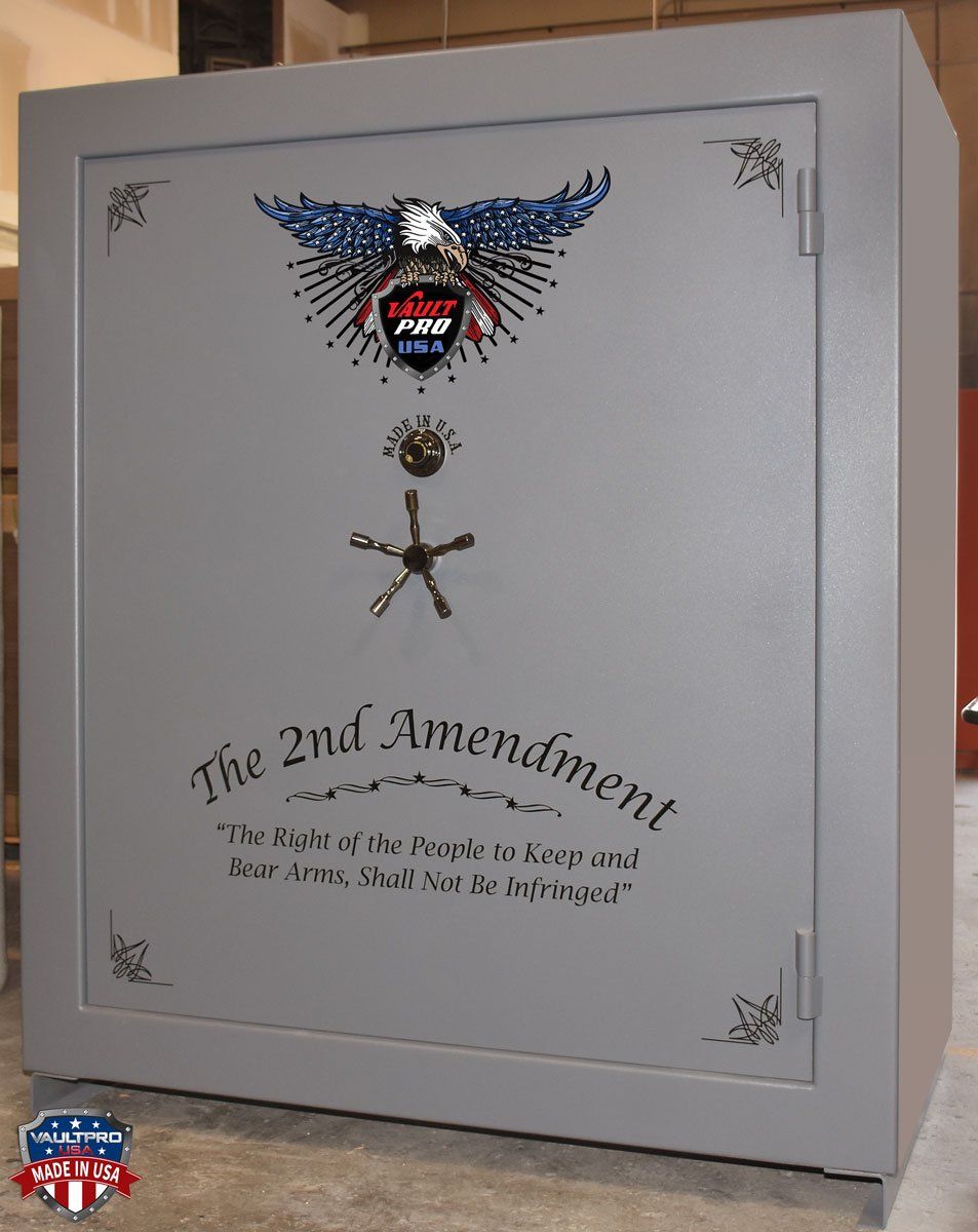 Super-size safe made in USA. 100 plus long gun safe by Vault Pro USA