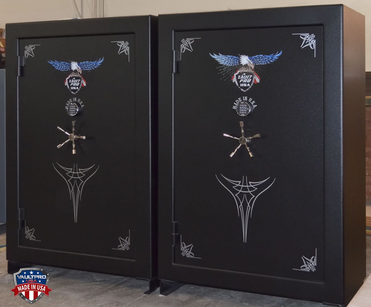 750 Model Safes in standard black finish.
