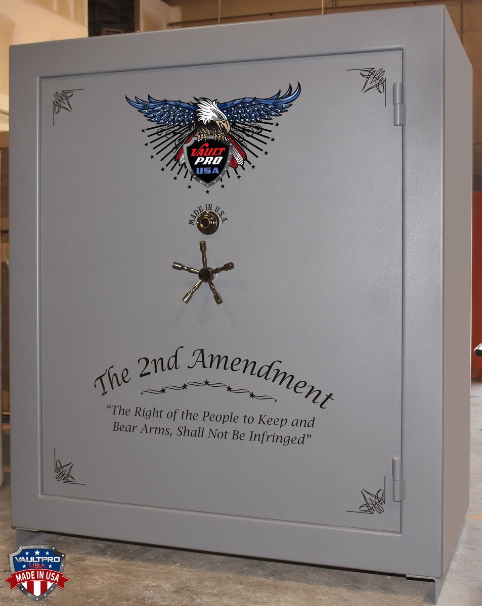 Super-size safe made in USA. 100 plus long gun safe by Vault Pro USA
