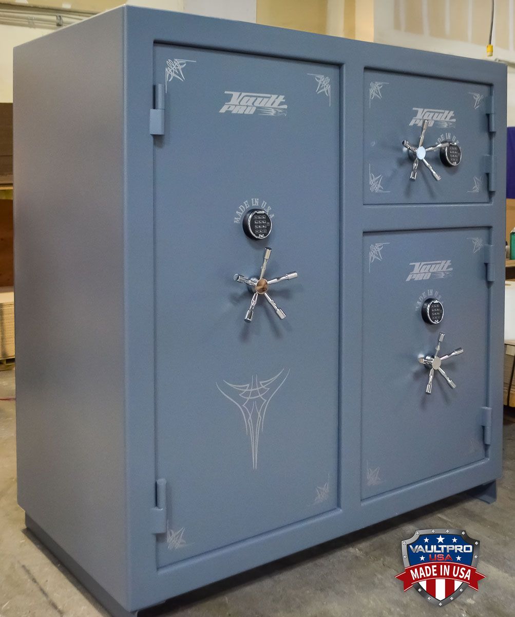Triple door safe - three independent safes in one safe body by Vault Pro USA