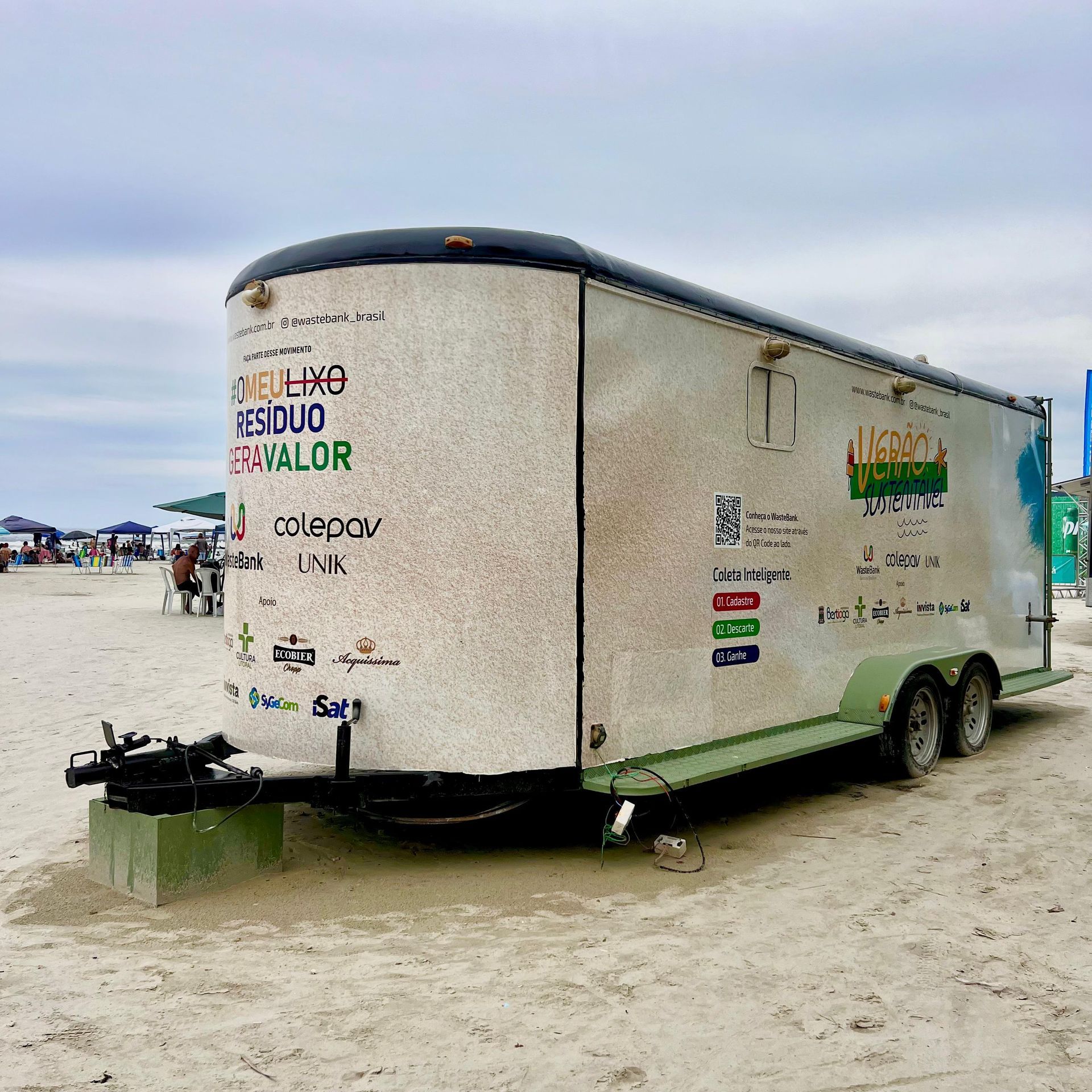 trailer sustentável  riviera de são lourenço bertioga