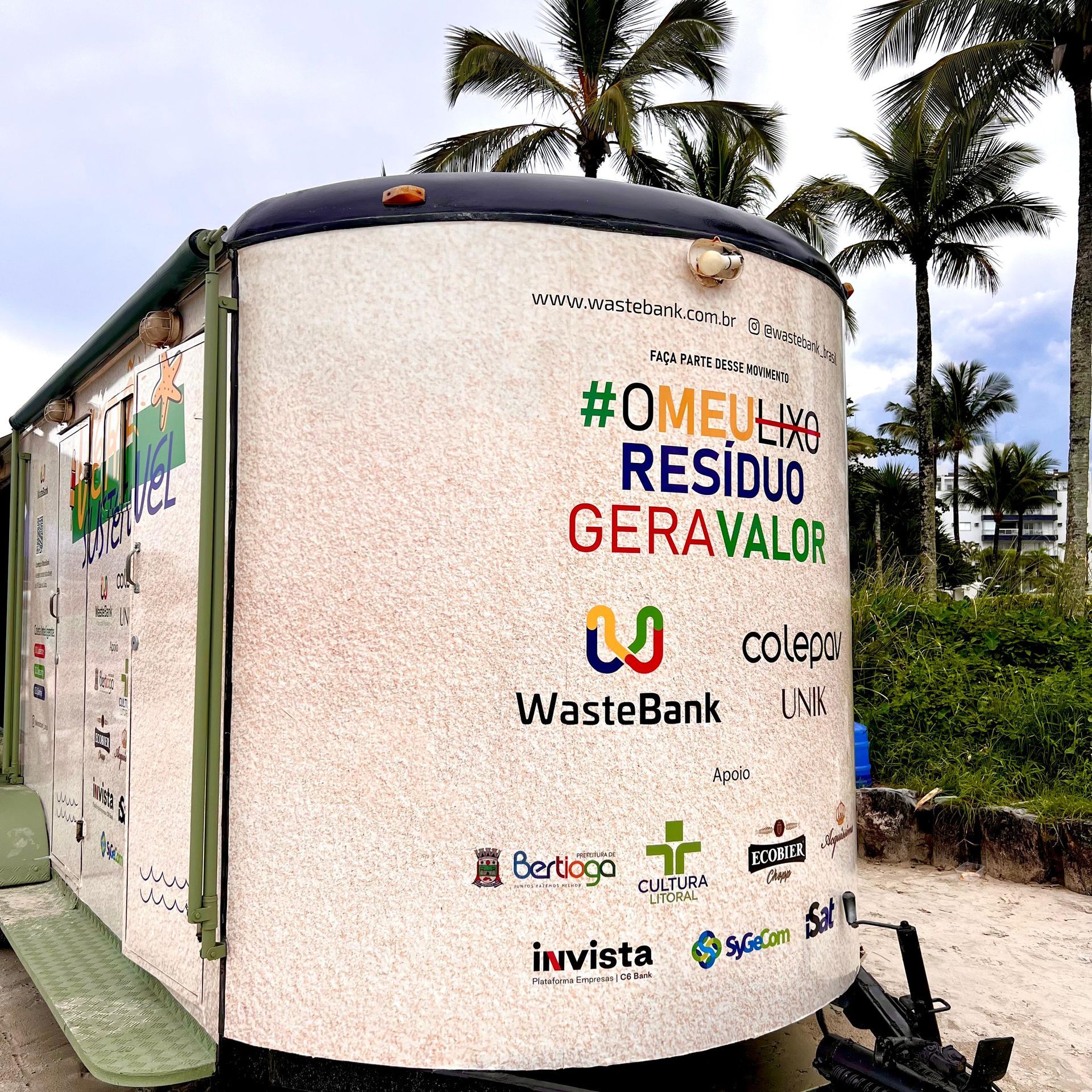 trailer sustentável  riviera de são lourenço bertioga