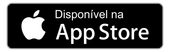 Black App Store badge with Apple logo and Portuguese text “Disponível na App Store”