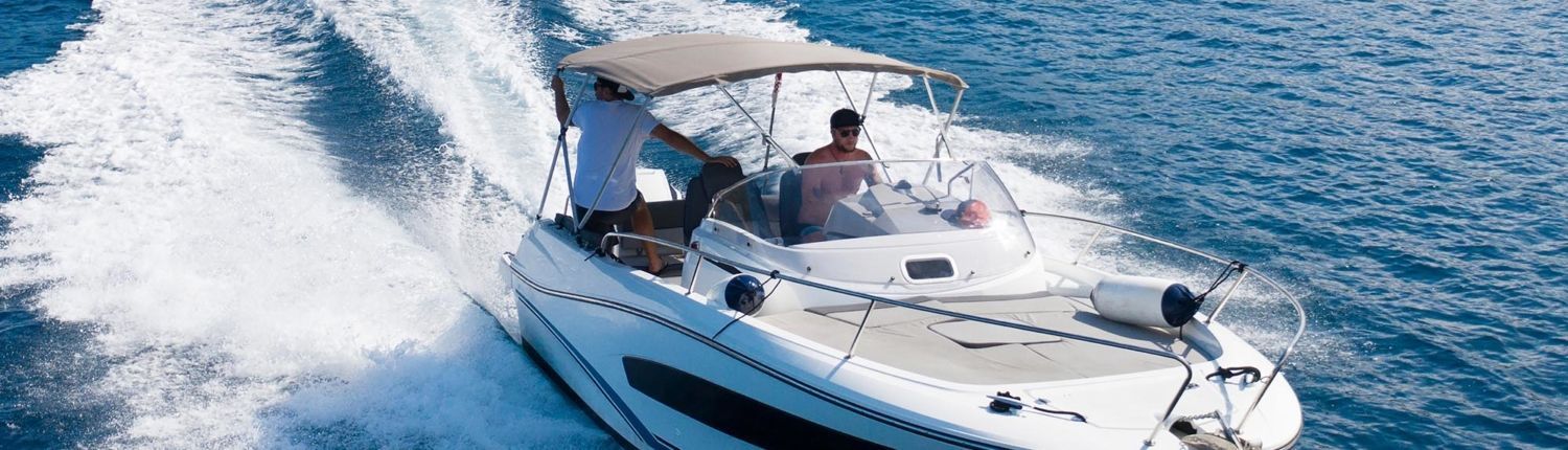 Boat financing 101 February Blog 1 man driving a boat