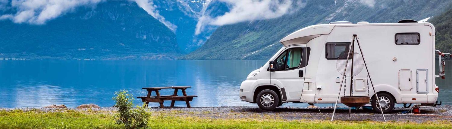 Family vacation travel RV, holiday trip in motorhome Family vacation travel RV, holiday trip in motorhome