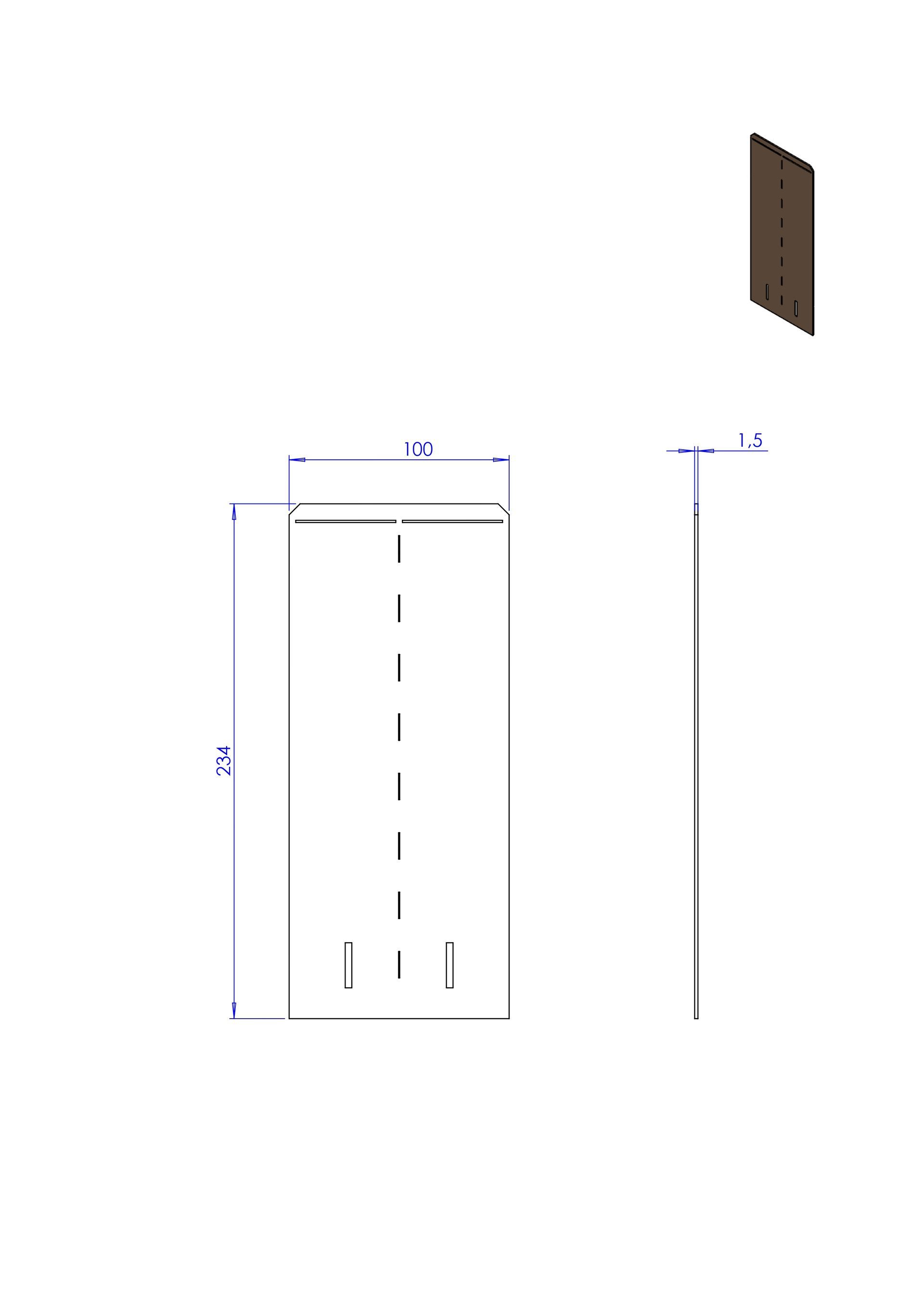 Kantopsluiting koppelstuk H240