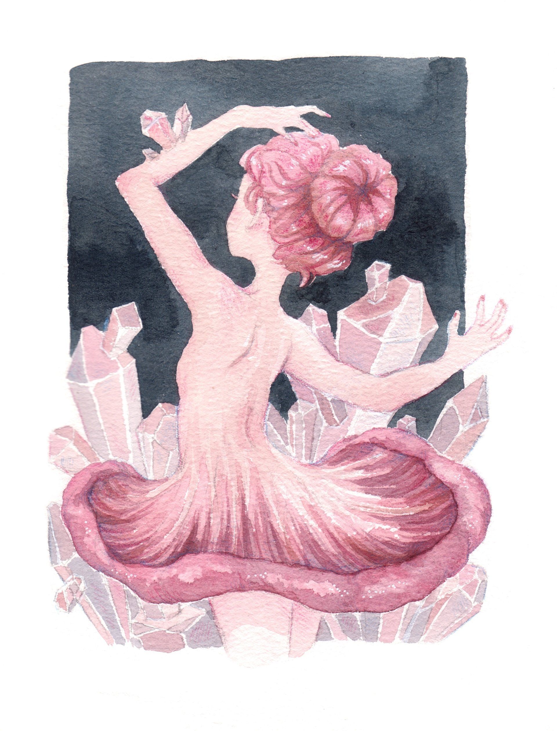 Mariella Fahr Illustration Mädchen Pilze funguary