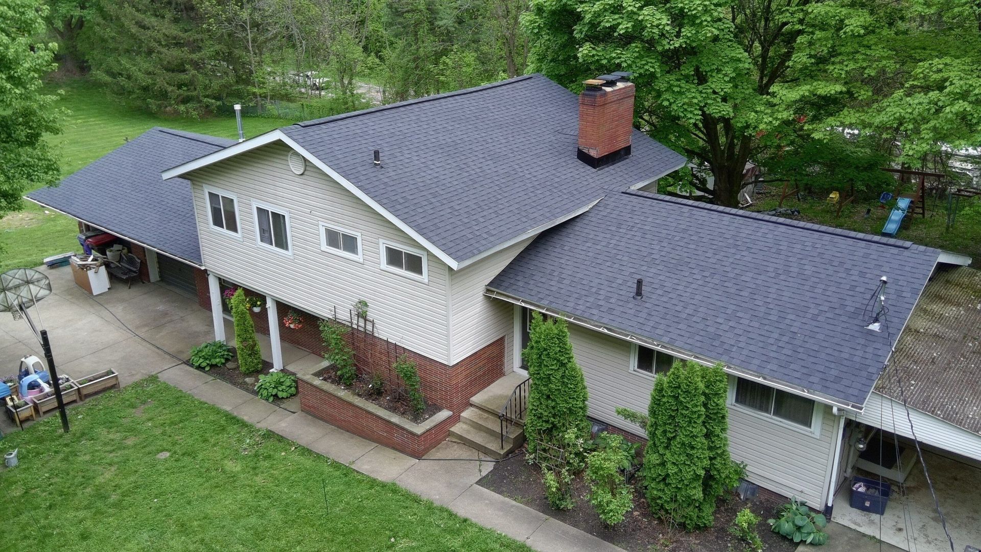 Detailed roof inspection process on Copley OH residential roof