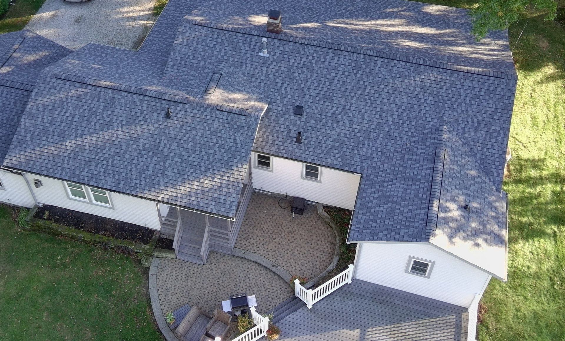 Roof inspection in Akron, OH by Diamond Roofing Pros team