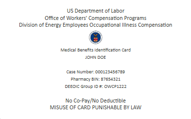 Us department of labor office of workers compensation programs division of energy employees occupational illness compensati Us department of labor office of workers compensation programs division of energy employees occupational illness compensation