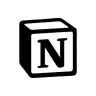 A black and white block with the letter n on it.