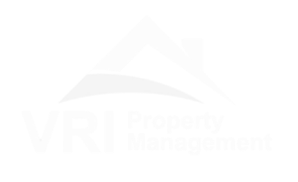 White logo: stylized house outline above 