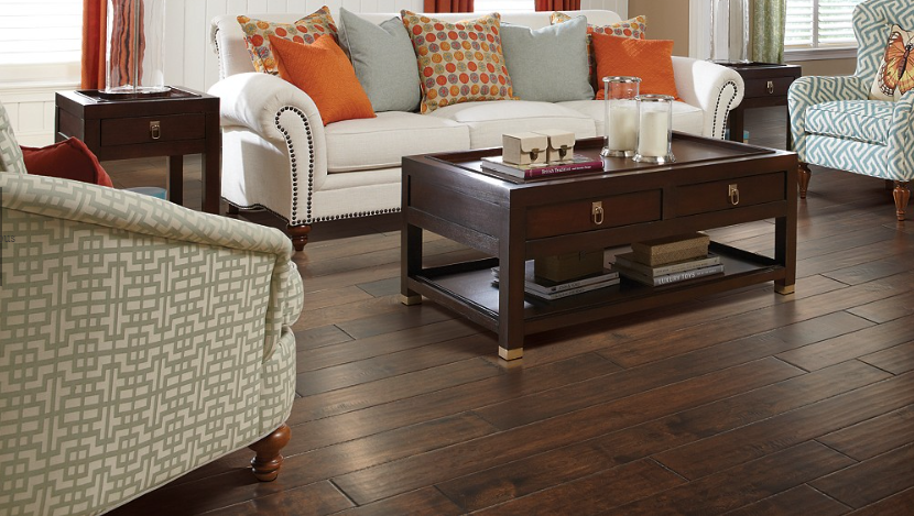 Living Room Hardwood Floor — Bristol, TN — Jimmy Rogers & Son Flooring & Cabinets