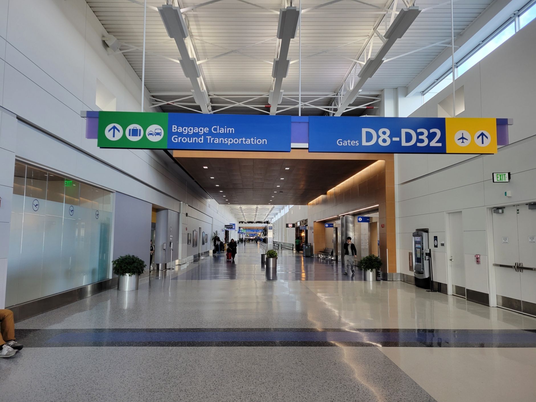 Image of wayfinding sign labeled 