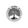 Black-and-white circular seal with a tree centered inside and text around the border.