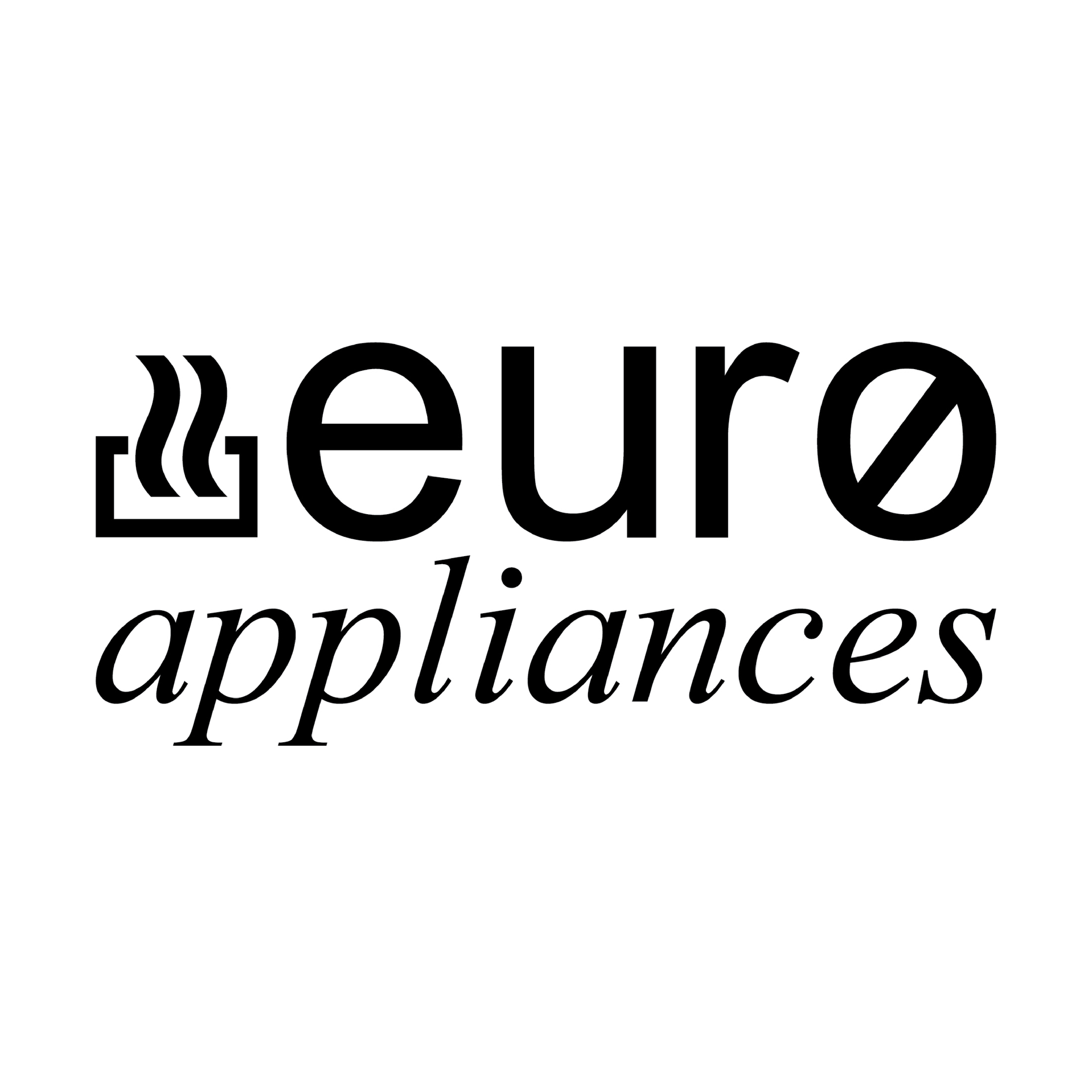 Logo for Euro Appliances, with the word 
