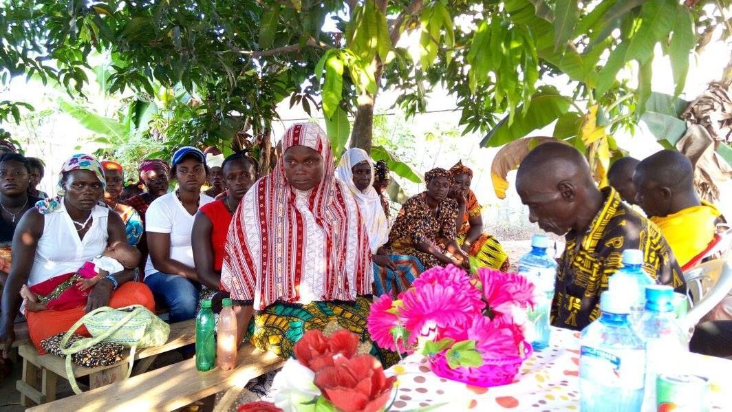 local people standing