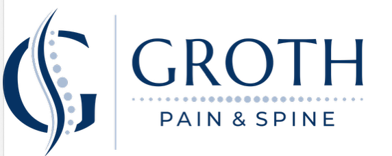 The logo for timothy groth md pc pain management