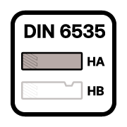HA = Plain shank